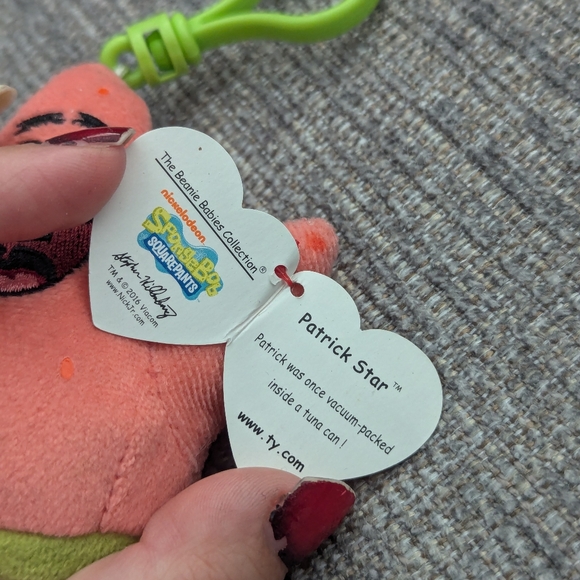 Patrick Star TY keychain - Picture 3 of 5